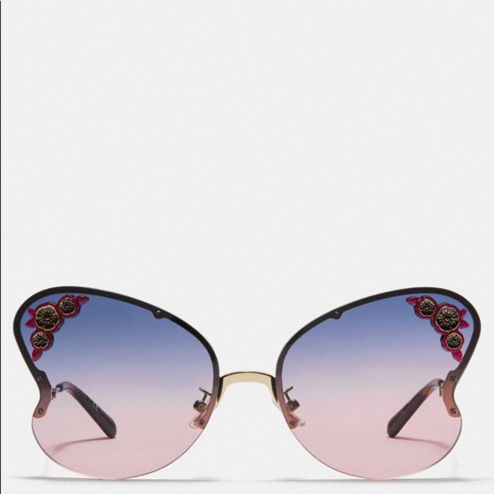 Coach floral glasses
